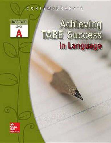 Cover image for Achieving Tabe Success in Language, Level a Workbook