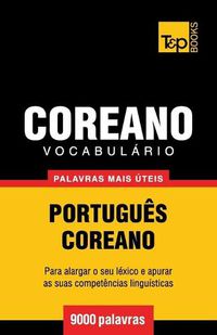 Cover image for Vocabulario Portugues-Coreano - 9000 palavras mais uteis