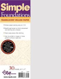 Cover image for Simple Foundations Translucent Vellum Pa