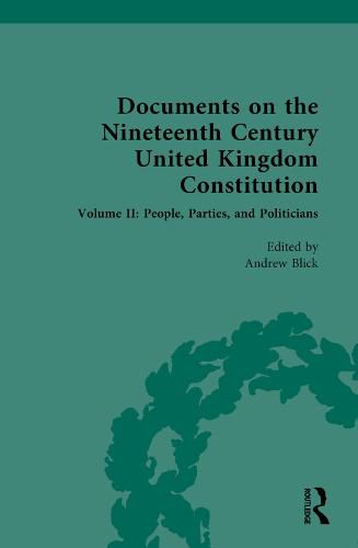 Cover image for Documents on the Nineteenth Century United Kingdom Constitution