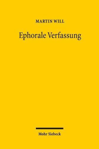 Cover image for Ephorale Verfassung: Das Parteiverbot der rechtsextremen SRP von 1952, Thomas Dehlers Rosenburg und die Konstituierung der Bundesrepublik Deutschland