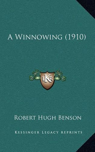 Cover image for A Winnowing (1910)