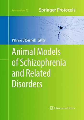 Cover image for Animal Models of Schizophrenia and Related Disorders