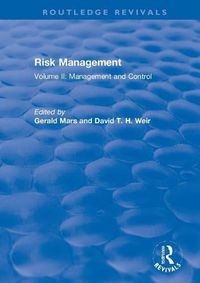 Cover image for Risk Management: Volume II: Management and Control