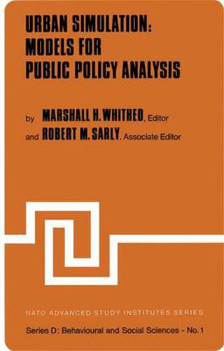 Cover image for Urban Simulation: Models for Public Policy Analysis