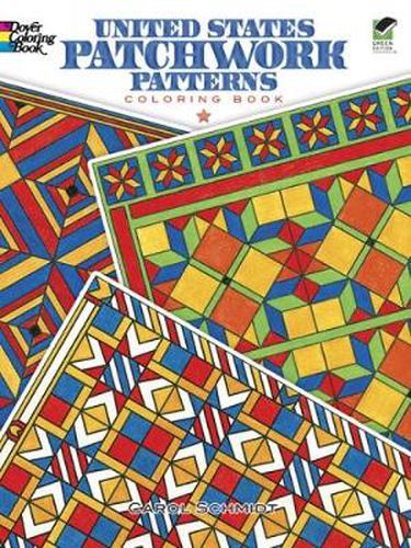 Cover image for United States Patchwork Patterns Coloring Book