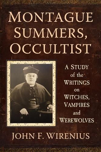 Cover image for Montague Summers, Occultist