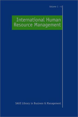 Cover image for International Human Resource Management