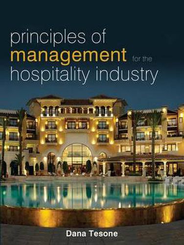 Cover image for Principles of Management for the Hospitality Industry