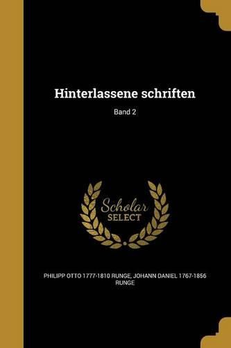 Cover image for Hinterlassene Schriften; Band 2