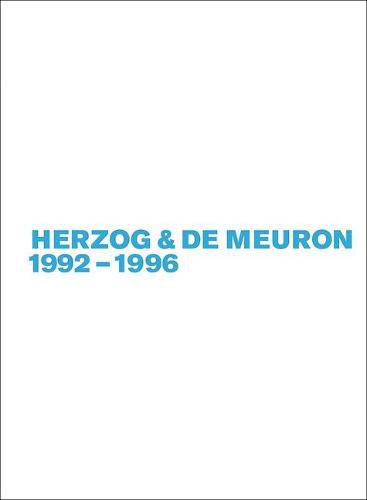 Cover image for Herzog & de Meuron 1992-1996