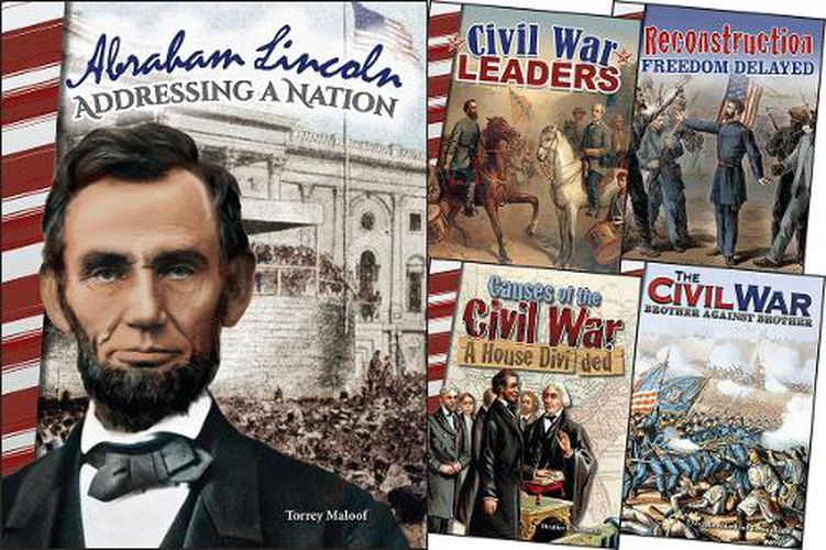 Cover image for Civil War & Reconstruction Grades 4+: 5-Book Set