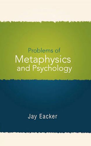 Cover image for Problems of Metaphysics and Psychology