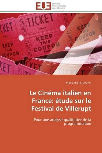 Cover image for Le cinema italien en france: etude sur le festival de villerupt