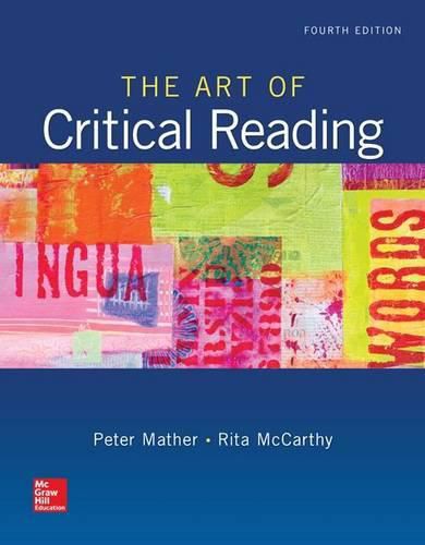Cover image for The Art of Critical Reading with Connect Reading 3.0 Access Card