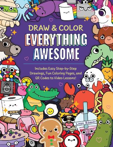 Cover image for Draw and Color Everything Awesome
