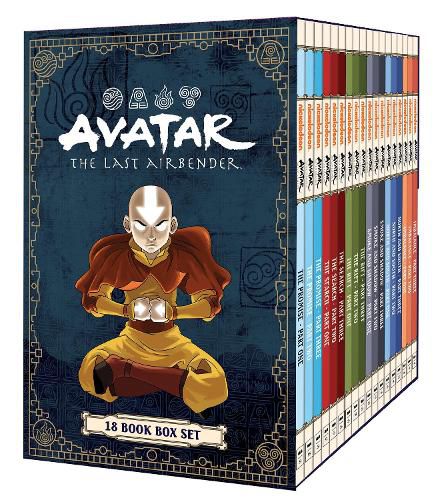 Cover image for Avatar The Last Airbender: 18 Book Box Set (Nickelodeon)