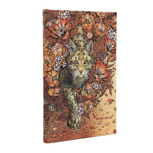 Cover image for 2027 Lynx Rising (Erica Williams Art) Maxi 18-Month Hardcover Dayplanner (Elastic Band Closure) Vertical
