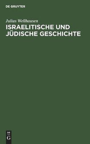 Israelitische und judische Geschichte