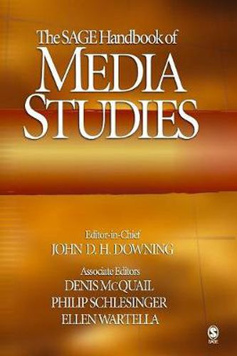 Cover image for The Sage Handbook of Media Studies