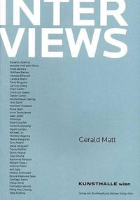 Cover image for Gerald Matt: Interviews