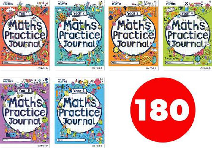 Cover image for White Rose Maths Practice Journals Primary School Super Easy Buy Pack