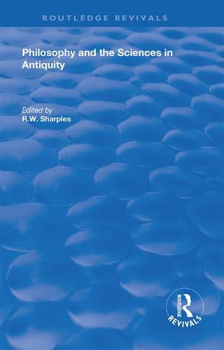 Cover image for Philosophy and the Sciences in Antiquity