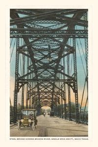 Cover image for Vintage Journal Steel Bridge, Waco, Texas