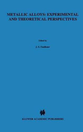 Cover image for Metallic Alloys: Experimental and Theoretical Perspectives