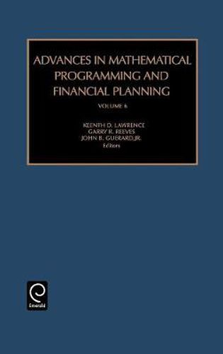 Cover image for Advances in Mathematical Programming and Financial Planning