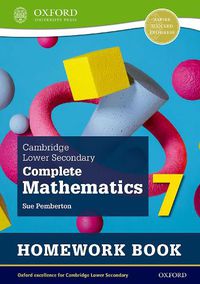 Cover image for Cambridge Lower Secondary Complete Mathematics 7: Homework Book - Pack of 15 (Second Edition)