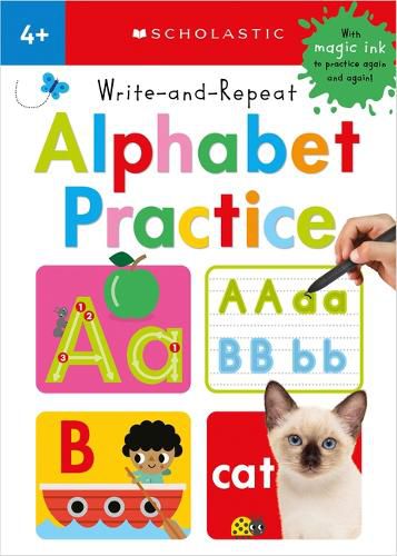 Cover image for Write-And-Repeat Alphabet Practice