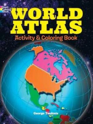 Cover image for World Atlas Activity and Coloring Book