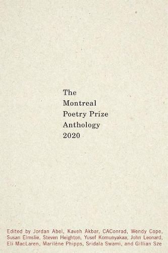 Cover image for The Montreal Prize Anthology 2020