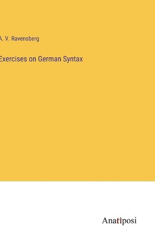 Cover image for Exercises on German Syntax