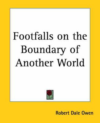 Cover image for Footfalls on the Boundary of Another World