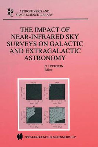 Cover image for The Impact of Near-Infrared Sky Surveys on Galactic and Extragalactic Astronomy: Proceedings of the 3rd EUROCONFERENCE on Near-Infrared Surveys held at Meudon Observatory, France, June 19-20, 1997