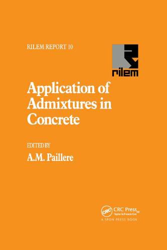 Cover image for Application of Admixtures in Concrete