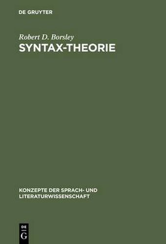 Cover image for Syntax-Theorie