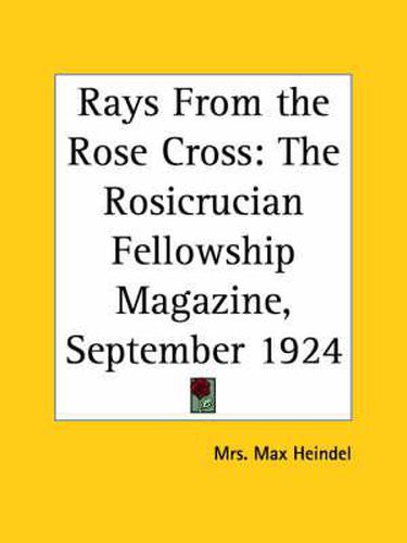 Cover image for Rays from the Rose Cross: the