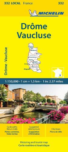 Cover image for Drome Vaucluse - Michelin Local Map 332