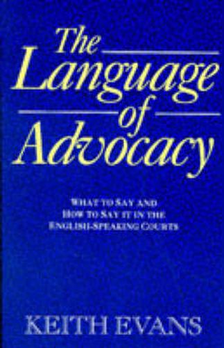 Cover image for The Language of Advocacy