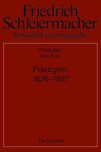 Cover image for Predigten 1826-1827