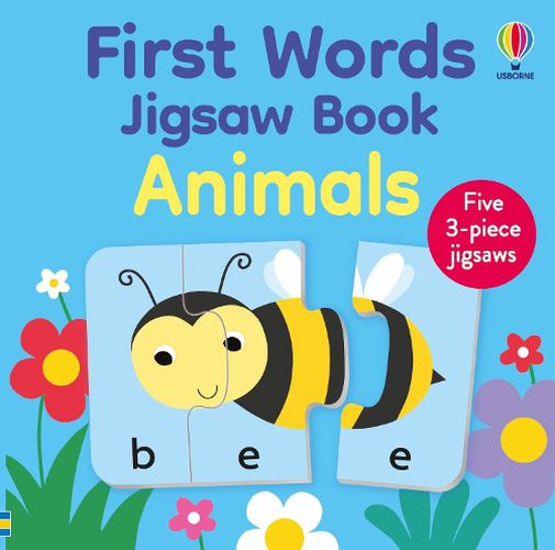 Cover image for First Words Jigsaw Book: Animals