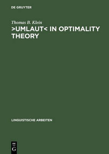 Cover image for >Umlaut< in Optimality Theory: A Comparative Analysis of German and Chamorro