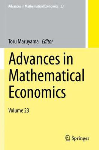 Cover image for Advances in Mathematical Economics: Volume 23