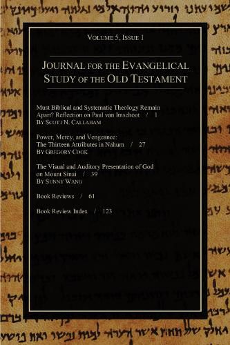 Cover image for Journal for the Evangelical Study of the Old Testament, 5.1