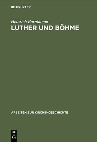 Cover image for Luther und Boehme