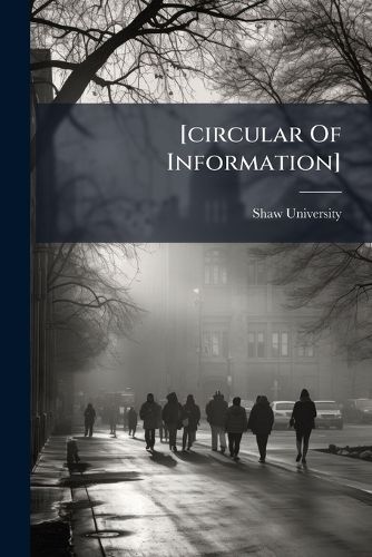 Cover image for [Circular of Information]
