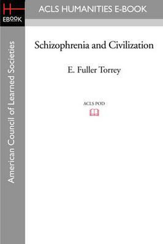 Cover image for Schizophrenia and Civilization